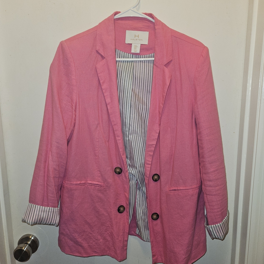 H by Halston Hot Pink Blazer